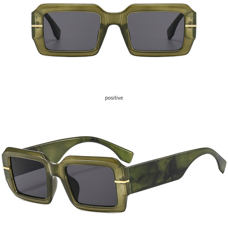 Gafas de sol de PC de marco cuadrado al por mayor
